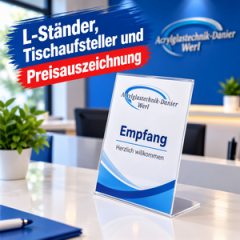 Preisschildhalter / L-Ständer Preisschildhalter / L-Ständer