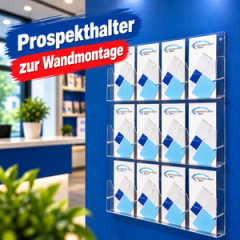 Wandprospekthalter Prospektwandhalter