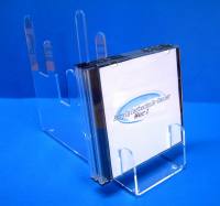 4-Fach CD Ständer aus Acrylglas